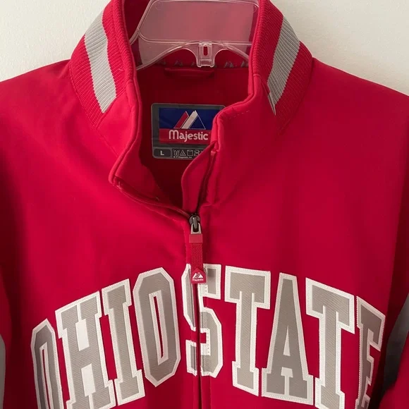Vintage OSU Jacket Red Majestic Size L